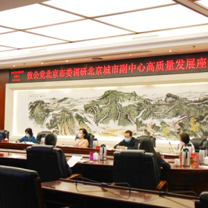 闫傲霜调研加快推进副中心高质量发展
