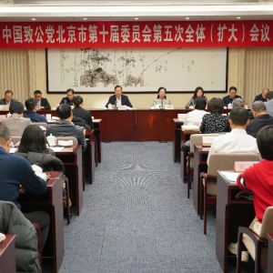 致公党北京市委召开十届五次全委会议