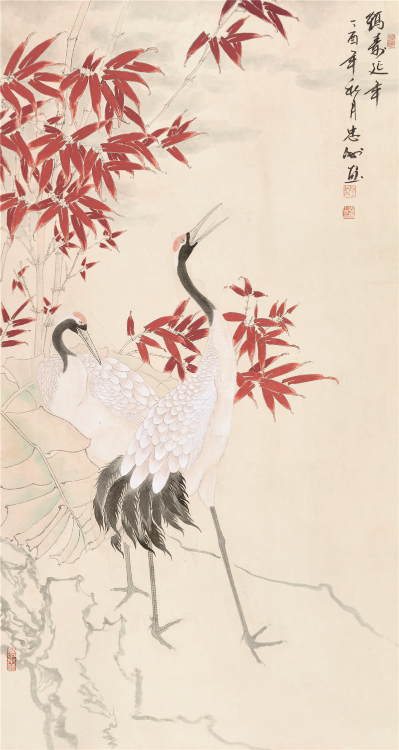捐赠致福慈善基金会作品-02-陈忠洲-鹤寿延年.jpg