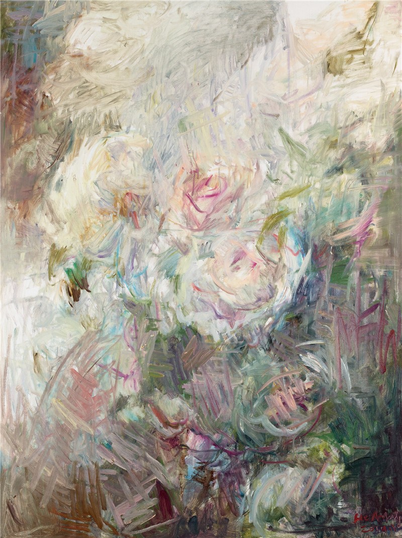 油画、水彩画-02-何子歌-静待花开.jpg