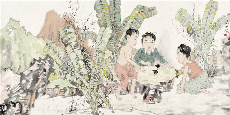 中国画-04-尚可-三个少年.jpg