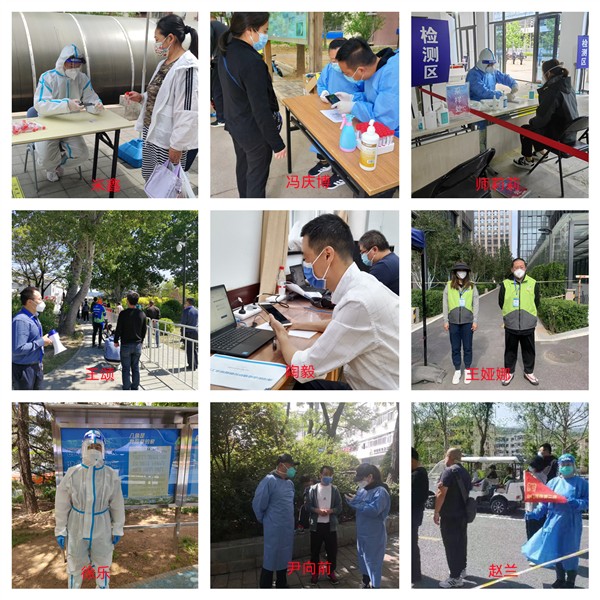 2022.5.7米鑫在东辛房街道石门营七区B2小区协助社区进行核酸检测工作_600.jpg