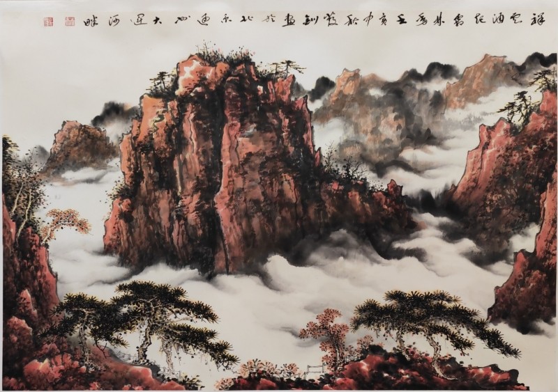 祥雲涌起霜林秀-林发钏.jpg